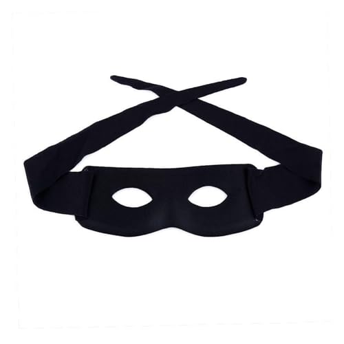 Bankräuber Maske,Augenmaske Fasching Schwarz,Bankräuber Kostüm Accessoire,Einbrecher Maskes,für Herren Damen,Faschings Raveparty Kostüme Accessoires,Räuber und Einbrecher Verkleidung Augenbinde von SpetngSake