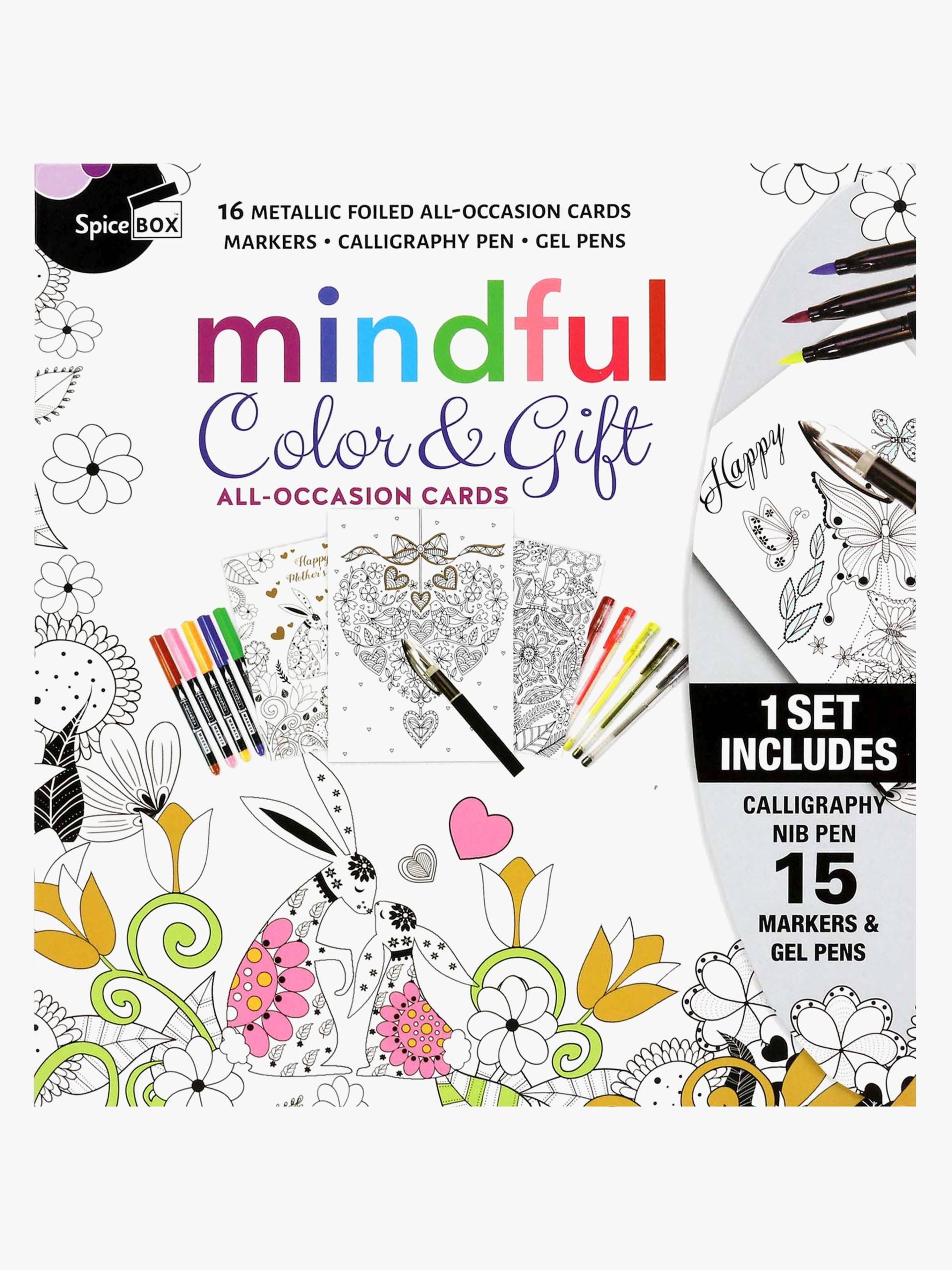 Spice Box Mindfulness Malbuch Und Geschenkset von Spice Box