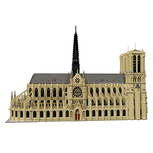 Spicyfy Architektur Notre Dame de Paris Bausteine Set, 63181 Stück Klemmbausteine Modular Haus Bauklötze Modell MOC Kreative Geschenk für Männer und Frauen von Spicyfy