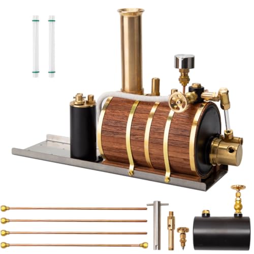 Spicyfy Dampfmaschine Bausatz, 200ml Dampfkesselmodell für EIN-/Doppel-/Dreizylinder-Dampfmaschinen Modellschiffe, Physikalische Experiment für Kinder und Erwachsene Spicyfy Dampfmaschine Bausatz, 200ml Dampfkesselmodell für EIN-/Doppel-/Dreizylinder-Dampfmaschinen Modellschiffe, Physikalische Experiment für Kinder und Erwachsene von Spicyfy