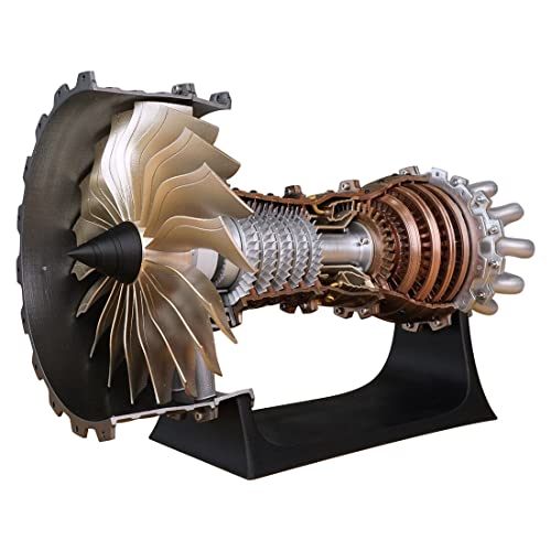 Spicyfy Turbofan Motor Modell Bausatz, DIY Montage Trent 900 Turbofan Motor Modellspielzeug, DIY Montage Motor Mechanische Physikalische Experiment Spielzeug von Spicyfy