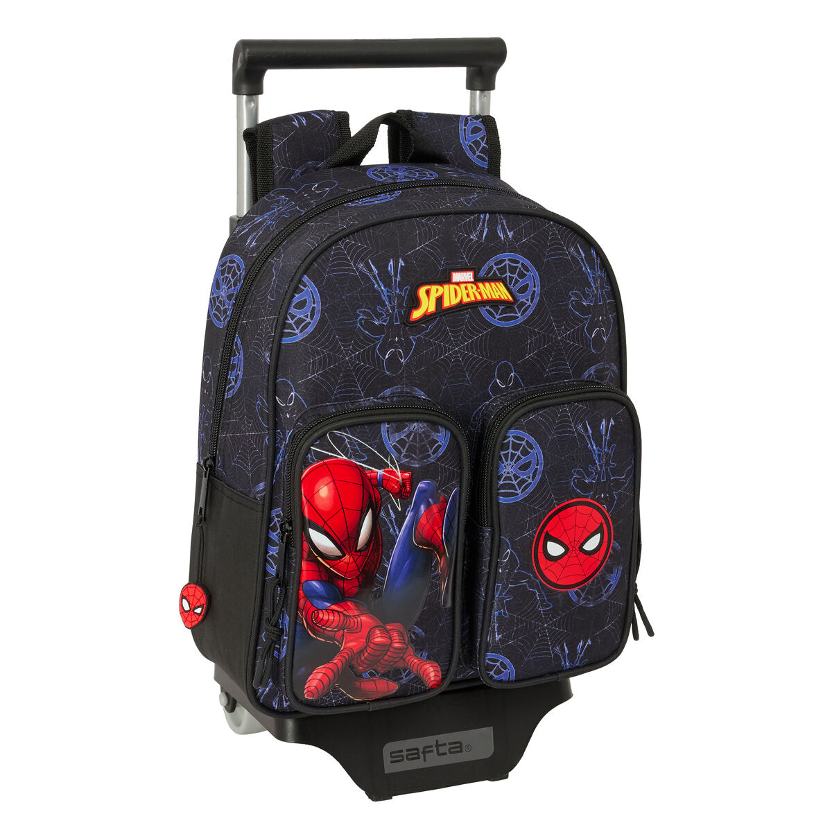 Schulrucksack mit Rädern Spider-Man Attack Schwarz 27 x 33 x 10 cm Schulrucksack mit Rädern Spider-Man Attack Schwarz 27 x 33 x 10 cm von Spider-Man