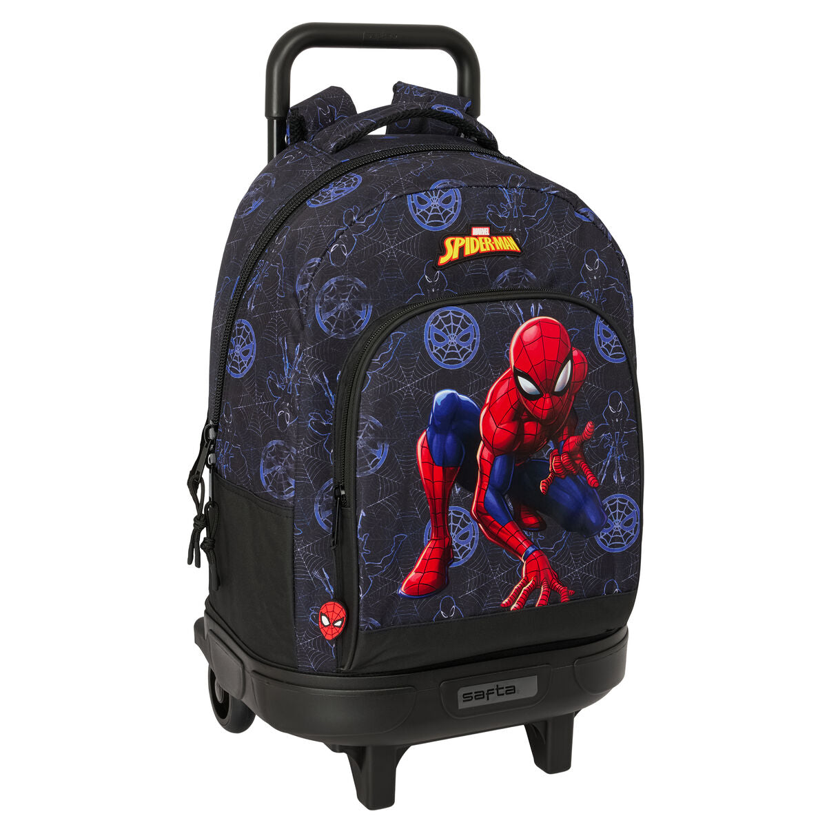 Schulrucksack mit Rädern Spider-Man Attack Schwarz 33 x 45 x 22 cm Schulrucksack mit Rädern Spider-Man Attack Schwarz 33 x 45 x 22 cm von Spider-Man