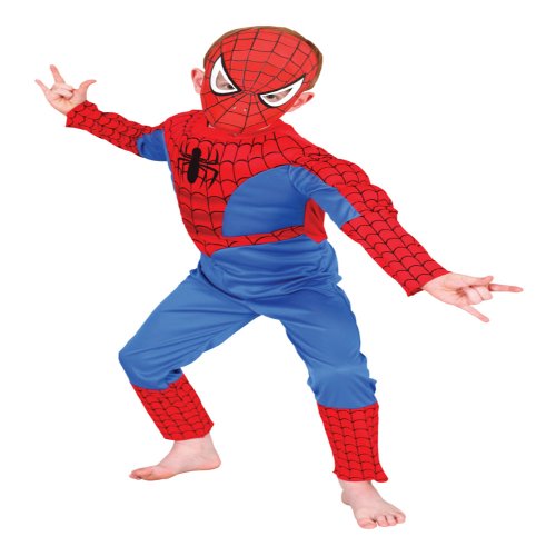 Spider-Man Spiderman – I-881309 – Kostüm – Luxuskostüm + Sturmhaube – Spiderman von Spider-Man
