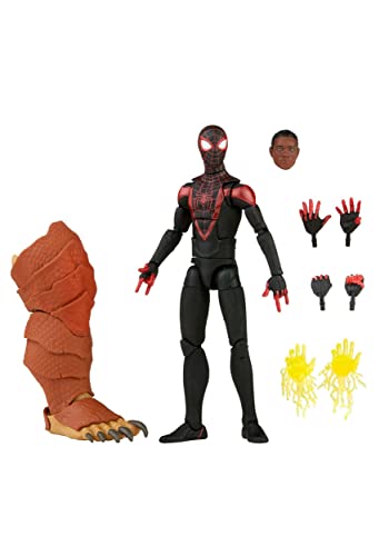 Spiderman F3024 Marvel Legends Serie Gamerverse Miles Morales 15,2 cm Sammelfigur Spielzeug und 1 Build-a-Figure-Teile, Mehrfarbig, Standard von SPIDER-MAN