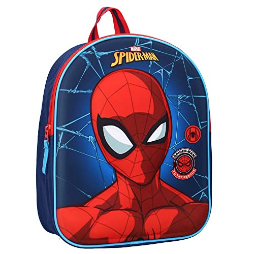 Spiderman Rucksack mit 3D Relief, Vadobag VB27957, Marineblau, S Spiderman Rucksack mit 3D Relief, Vadobag VB27957, Marineblau, S von Spiderman