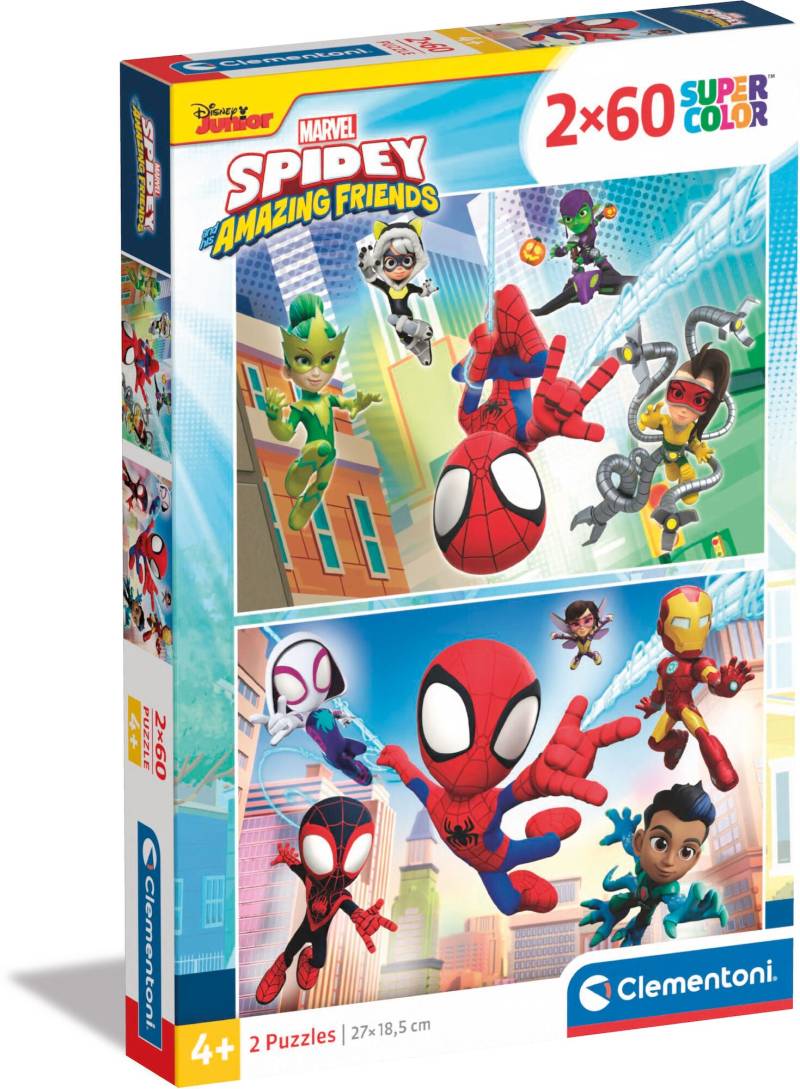 Clementoni Spidey And His Amazing Friends Puzzles 2x60 Teile von Spidey And His Amazing Friends