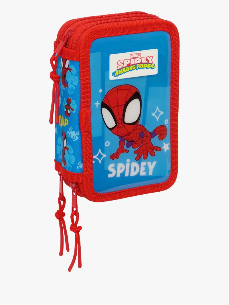 Spidey And His Amazing Friends Gefülltes Dreifach-Federmäppchen 37 Teile, Blau Spidey And His Amazing Friends Gefülltes Dreifach-Federmäppchen 37 Teile, Blau von Spidey And His Amazing Friends
