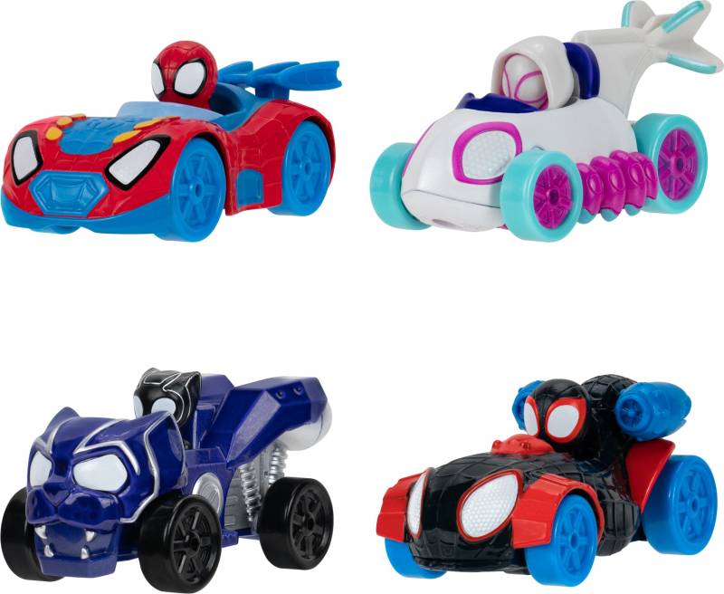Spidey and His Amazing Friends Metall-Autos 4er-Pack von Spidey And His Amazing Friends