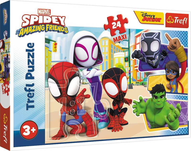 Trefl Maxi Puzzle Spidey and His Amazing Friends 24 Teile von Spidey And His Amazing Friends
