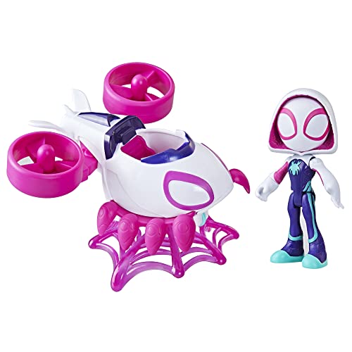 Marvel Spidey and His Amazing Friends Ghost-Spider Copter Set, Action Figure with Vehicle and Accessory, Marvel Toys, Preschool Toys, Super Hero Toys Marvel Spidey and His Amazing Friends Ghost-Spider Copter Set, Action Figure with Vehicle and Accessory, Marvel Toys, Preschool Toys, Super Hero Toys von Spidey and his Amazing Friends