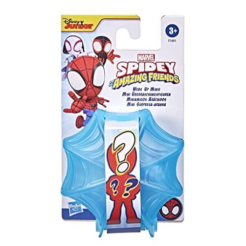 SPIDEY AND HIS AMAZING FRIENDS Marvel Webs Up Mini, Sammelbare Actionfigur von 6 cm in Web Case, für Kinder ab 3 Jahren von Spidey and his Amazing Friends