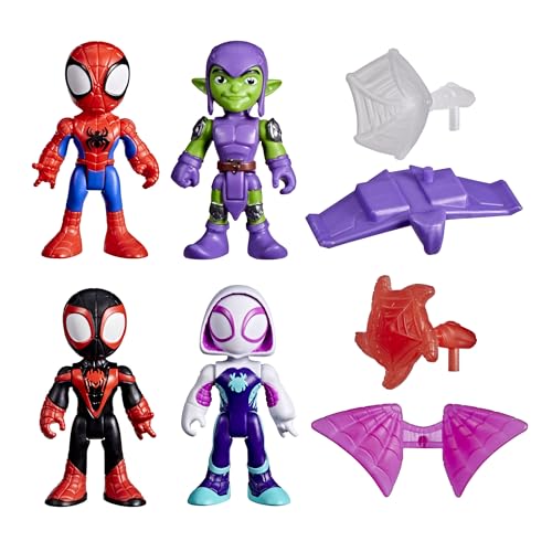Marvel Spidey und Seine Super-Freunde Netzschleuderer Abenteuerset, Spider-Man Action-Figuren von Spidey and his Amazing Friends