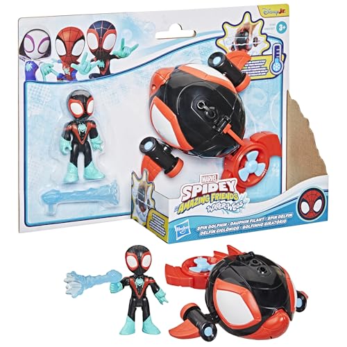 Marvel Spidey und Seine Super-Freunde Water-Webs Spin Delfin U-Boot-Spielzeug von Spidey and his Amazing Friends