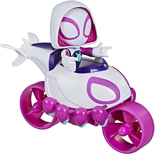 SPIDEY AND HIS AMAZING FRIENDS Marvel Ghost-Spider Action-Figur und Geister-Bike Fahrzeug, für Kinder ab 3 Jahren SPIDEY AND HIS AMAZING FRIENDS Marvel Ghost-Spider Action-Figur und Geister-Bike Fahrzeug, für Kinder ab 3 Jahren von Spidey and his Amazing Friends