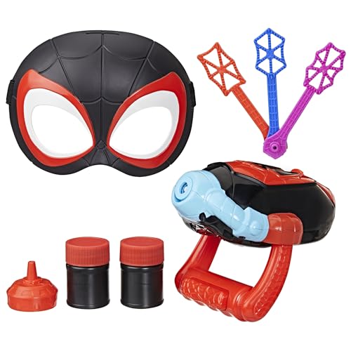 Spidey and his Amazing Friends Marvel Water-Webs Miles „Spin” Morales Seifenblasen-Starter Rollenspiel-Set von Spidey and his Amazing Friends