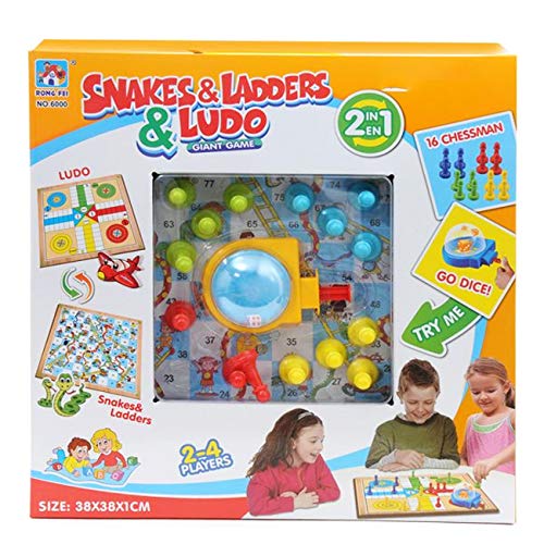 Gigant Spielesammlung Ludo + Schlangenleiter mit Würfelmaschine von Spiel AG