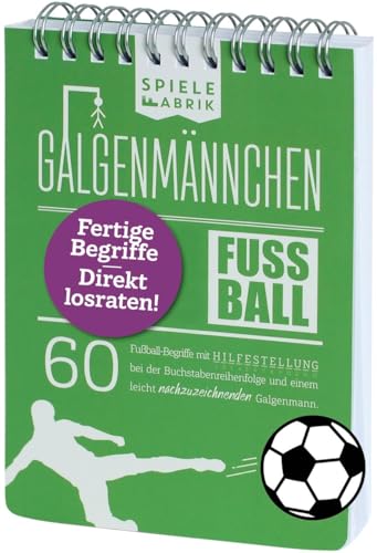 Spiel Fußballfan GALGENMÄNNCHEN | Rate 60 Fussball-Begriffe | Fußballgeschenk für Jungs | Spiele-Klassiker 2.0 | Partyspiel | Reisespiel | Wichteln | A6-Block im Abreißkalender-Format Spiel Fußballfan GALGENMÄNNCHEN | Rate 60 Fussball-Begriffe | Fußballgeschenk für Jungs | Spiele-Klassiker 2.0 | Partyspiel | Reisespiel | Wichteln | A6-Block im Abreißkalender-Format von Spielefabrik