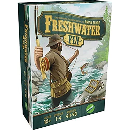 Spielefaible 32048 - Freshwater Fly – Ein strategisches Fliegenfischer-Spiel von Spielefaible