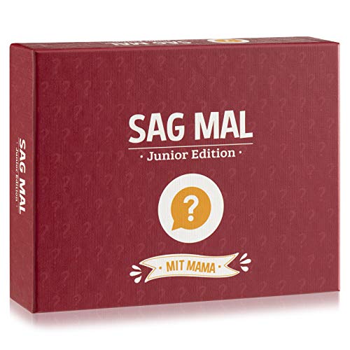 Spielehelden Sag mal mit Mama - Junior Edition ab 8 Jahre, Mutter zum Strahlen zu bringen - Geschenk von Sohn oder Tochter - Geschenkideen Kinder von Spielehelden