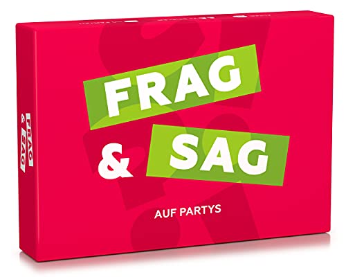 Spielehelden Frag & Sag auf Partys | Party Spiele | Partyspiele für Erwachsene lustig | Party & Scherzartikel | zu Weihnachten | Partyspiel mit 100+ Karten | Das lustige Fragespiel für Deine Party von Spielehelden