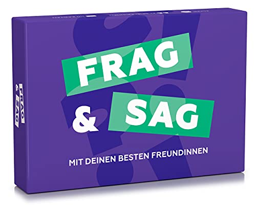 Spielehelden Frag & Sag für einen tollen Abend mit der besten Freundin | Freundinnen Geschenkideen | Geschenk Freundin Geburtstag | BFF Geschenke Mädelsabend | Lustiges von Spielehelden