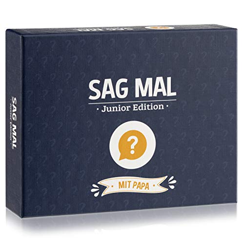 Spielehelden Sag mal mit Papa - Junior Edition ab 8 Jahre, Vätern eine Freude zu bereiten - Geschenk von Sohn oder Tochter - Geschenkideen - Vatertag von Spielehelden