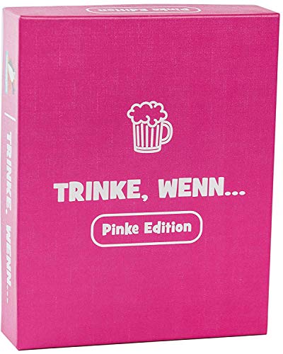 Spielehelden Trinke, wenn.. Pinke Edition - Trinkspiel für deinen Mädelsabend – Tolles Partyspiel und lustige Frauen – Das Must-Have Party Zubehör für tolle Gespräche als Wichtelgeschenke von Spielehelden