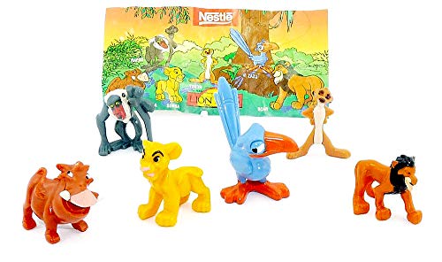 Spielfiguren 6 Figuren von Der König der Löwen mit Beipackzettel von Firma N E ST L E von Spielfiguren