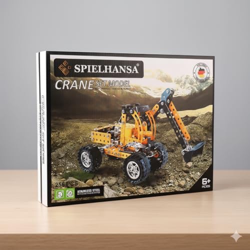 Spielhansa Metallbau Kran Bauset Pädagogisches DIY Bauset Maschinenbau Spielzeug Spielhansa Metallbau Kran Bauset Pädagogisches DIY Bauset Maschinenbau Spielzeug von Spielhansa