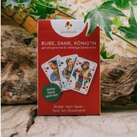 Gendergerechtes Kartendeck, Einzel-Romme (Spielkarten) von Spielköpfe