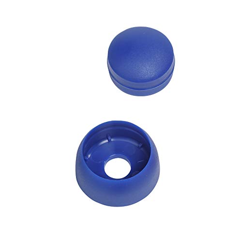 SPIELTURMKING Bolzen- und Schraubenabdeckung | Größe S - 6 mm | für Spieltürme Kinderspielgeräte Schaukeln (Blau, 10 Stück) von Spielturmking