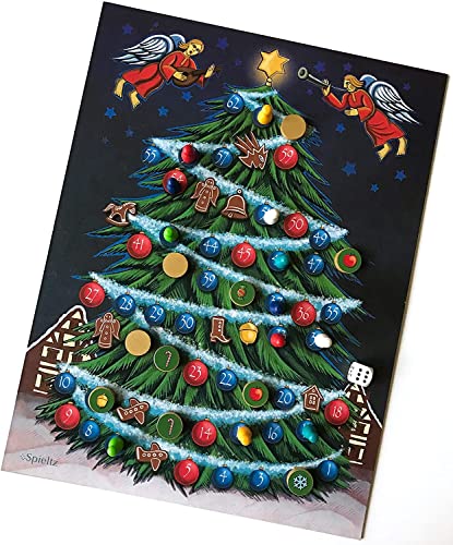 Brettspiel Weihnachten: Spieltz O Tannenbaum! Familien-Spiel für Weihnachten + Advent. (3. Auflage 2022) von Spieltz