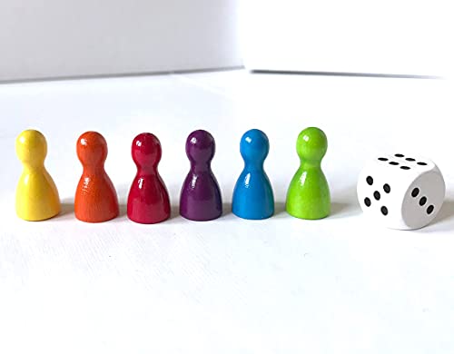 Spieltz Kreativset Brettspiel Zubehör - Spielmaterial für Dein eigenes Brettspiel (Brettspiel Zubehör Basic für 6 Personen) von Spieltz