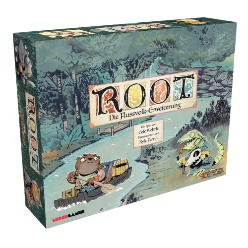 Spielworxx | Root – Flussvolk | Erweiterung | Kennerspiel | Strategiespiel | 1-6 Spieler | Ab 10+ Jahren | 90 Minuten | Deutsch von Asmodee