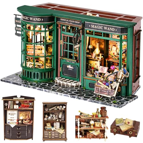 Spilay DIY Miniature Dollhouse Kit with Wooden Furniture,DIY Dollhouse Kit with Dust Proof Cover and LED,1:24 Scale Creative for Women Girl Friend Lover F032 von Spilay