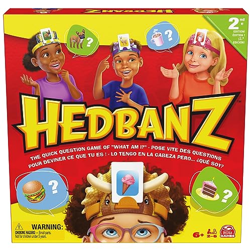 Hedbanz dugout Familienspiel Wer Bin ich? 2 Edition von Spin Master Games