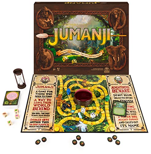 Spin Master Games Jumanji: Das Spiel, klassischen Abenteuer-Brettspiels für Kinder und Familien von Spin Master Games