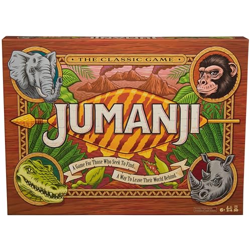 Spin Master Games Jumanji: Das Spiel, klassischen Abenteuer-Brettspiels für Kinder und Familien von Spin Master Games