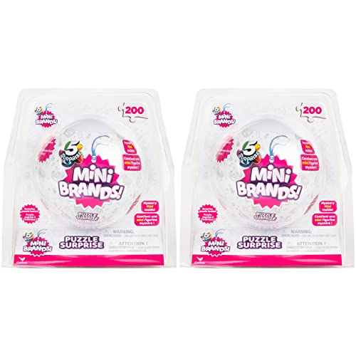 Mini Brands 200-teiliges Puzzle-Set, Überraschungsessen mit Sammlerstück Mini, für Kinder ab 4 Jahren (2er-Set) von Spin Master Games