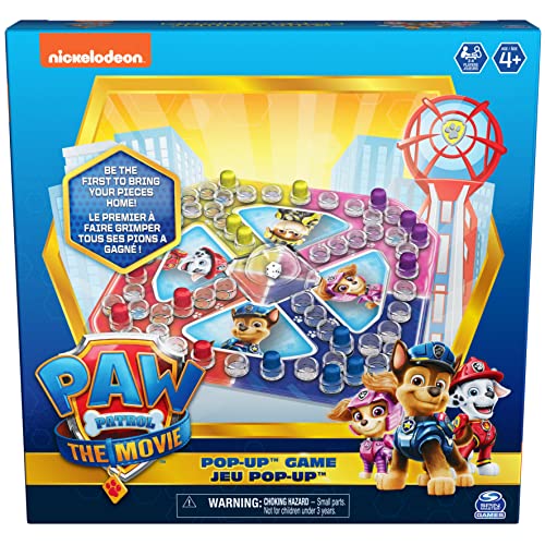 PAW Patrol: Der Kinofilm - Spieleklassiker Sorry mit Pop-Up-Würfel von Spin Master Games