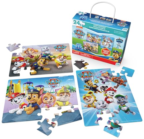 Puzzle 3D Patrulla Canina Paw Patrol 3x24pzs von Spin Master Games