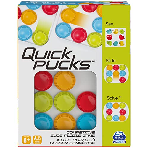 Spin Master Games Quick Pucks Puzzle-Spiel für unterwegs, für Erwachsene und Kinder ab 8 Jahren Spin Master Games Quick Pucks Puzzle-Spiel für unterwegs, für Erwachsene und Kinder ab 8 Jahren von Spin Master Games