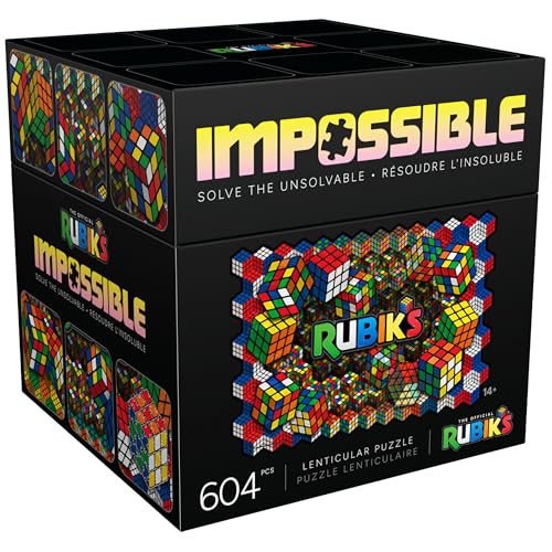 Rubik's Cube Puzzle Rubik's Impossible, 604-teiliges Linsen-Puzzle, ab 14 Jahren von Spin Master Games