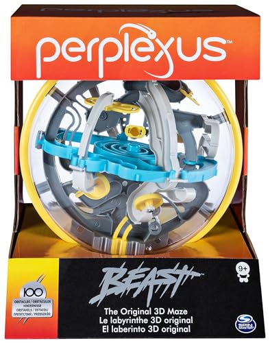 Spin Master Games Perplexus Beast, 3D-Kugellabyrinth mit 100 Hindernissen - für fingerfertige Perplexus-Fans ab 8 Jahren von PERPLEXUS