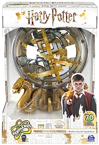 Wizarding World Harry Potter Perplexus Prophecy - 3D-Kugellabyrinth mit 70 Hindernissen, ab 8 Jahren von Spin Master Games