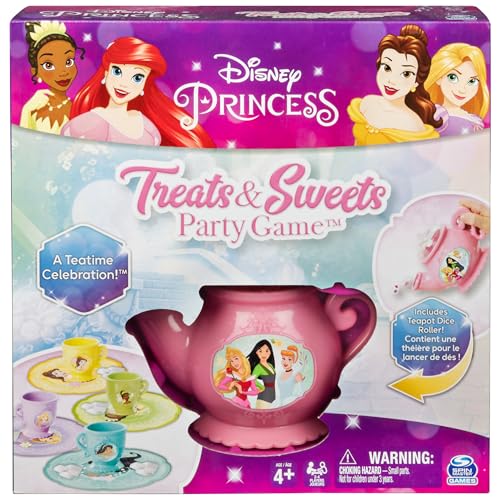 Spin Master Games Disney Princess Treats & Sweets Party-Brettspiel, für Kinder und Familien ab 4 Jahren von Spin Master Games
