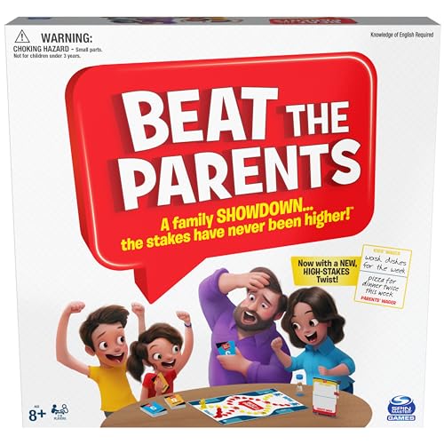 Spin Master Games Beat The Parents Board Game for Families and Kids Aged Over 5 von Spin Master
