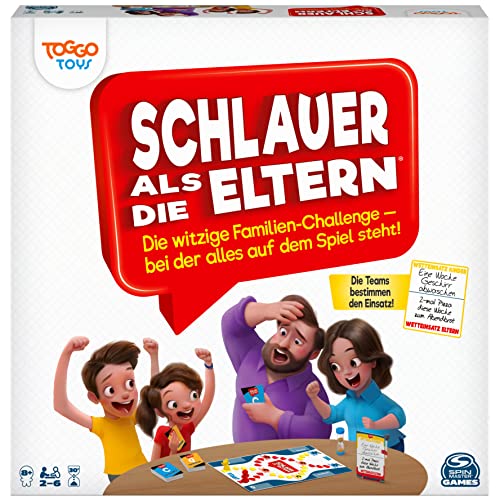 Spin Master Games - Schlauer als die Eltern, spaßiges Quiz- und Actionspiel, bei dem Kinder gegen Eltern Spielen - für 2-6 Spieler ab 8 Jahren von Spin Master Games