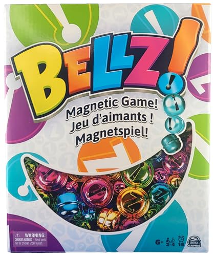 Spin Master Games Bellz - Das anziehende Magnetspiel für die ganze Familie, mit praktischer Neoprentasche für das Spielen unterwegs, 2 - 4 Spieler ab 6 Jahren von Spin Master Games